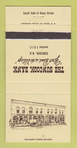 Matchbook Cover - Suncook Bank NH 30 Strike