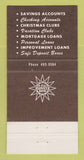 Matchbook Cover - Suncook Bank NH 30 Strike
