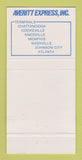 Matchbook Cover - Averitt Express Trucking TN  30 Strike
