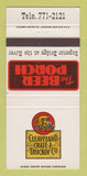 Matchbook Cover - Cleveland Crate and Truckin Co Beer Porch OH? 30 Strike