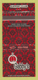 Matchbook Cover - Gabby's Supper Club West St Paul MN 30 Strike