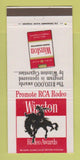 Matchbook Cover - Winston Cigarettes RCA Rodeo Winston Salem NC 30 Strike