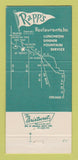 Matchbook Cover - Rapp's Restaurant Arlington Heights IL 30 Strike
