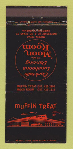 Matchbook Cover - Muffin Treat Restaurant Fairfield CA WEAR 30 Strike