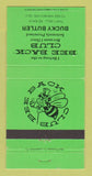 Matchbook Cover - Fowlkes Chevrolet Pompano Beach FL Bee Back 30 Strike