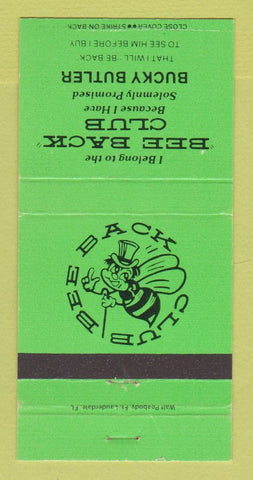 Matchbook Cover - Fowlkes Chevrolet Pompano Beach FL Bee Back 30 Strike