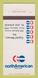 Matchbook Cover - North American Van Lines Dover DE 30 Strike