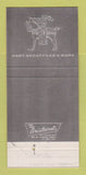 Matchbook Cover Hart Schaffner Marx Men's Clothes North Manchester IN 30 Strike