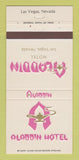 Matchbook Cover - Aladdin Hotel Casino Las Vegas NV 30 Strike