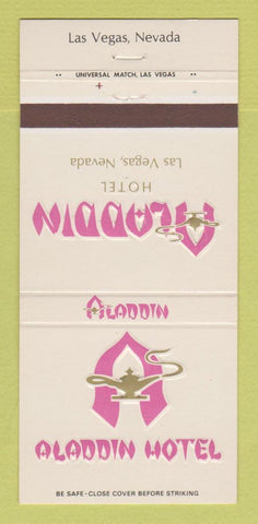 Matchbook Cover - Aladdin Hotel Casino Las Vegas NV 30 Strike
