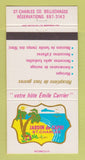 Matchbook Cover - Jardin de Capri St Charles QC 30 Strike