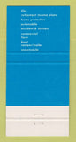 Matchbook Cover - Ciag Insurance Chuck Thompson Ottawa ON 30 Strike