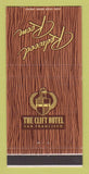 Matchbook Cover - Clift Hotel San Francisco CA Redwood Room 30 Strike