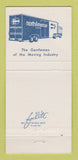 Matchbook Cover North American Van Lines Century Electronics Exhibits 30 Strike