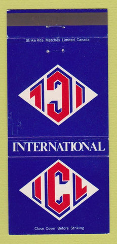 Matchbook Cover - ICL International Trucking Detroit Ann Arbor MI 30 Strike