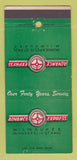 Matchbook Cover - Advance Express Trucking Minneapolis MN Milwaukee WI 30 Strike