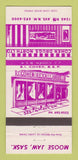 Matchbook Cover - Cohen Drug Store Moose Jaw SK 30 Strike