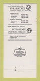 Matchbook Cover Interstate Detroit Diesel Allison Minneapolis MN Fargo 30 Strike