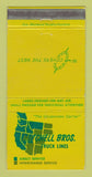 Matchbook Cover - Mitchell Bros Trucking Portland OR WEAR 30 Strike