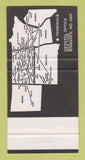 Matchbook Cover - Midwest Motor Express Trucking Bismarck ND 30 Strike
