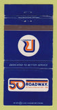 Matchbook Cover - Roadway Trucking 1980 WEAR 30 Strike