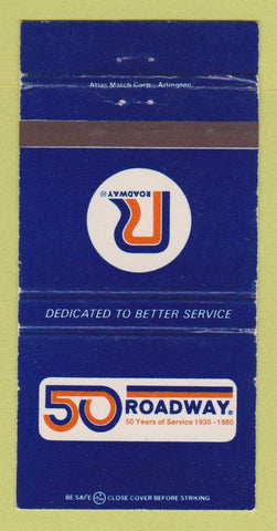 Matchbook Cover - Roadway Trucking 1980 WEAR 30 Strike