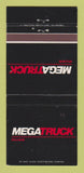 Matchbook Cover - Mega Truck Ruan Des Moines IA trucking WEAR 30 Strike