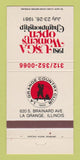 Matchbook Cover - La Grange Country Club IL USGA Women's Open 1981 30 Strike