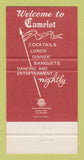 Matchbook Cover - Camelot Restaurant Santa Ana CA 30 Strike