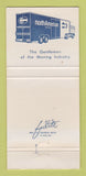 Matchbook Cover - North American Van Lines Racine WI Merchants Moving 30 Strike