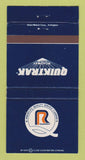 Matchbook Cover - Roadway Trucking Quiktrak 30 Strike