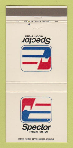 Matchbook Cover - Spector Freight Trucking 30 Strike