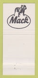 Matchbook Cover - Mack Trucks Bus Motorcoach 30 Strike