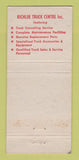 Matchbook Cover - Richler Truck Centre Mercury Montreal QC 30 Strike