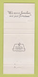 Matchbook Cover - Allied Van Lines Biltmoor Moving St Louis MO 30 Strike