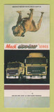 Matchbook Cover - Mack Semi Trucks Ulta Liner 30 Strike