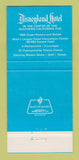 Matchbook Cover - Disneyland Hotel Anaheim CA 30 Strike