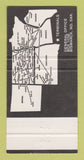 Matchbook Cover - Midwest Motor Express Trucking Bismarck ND 30 Strike