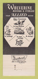 Matchbook Cover Wolverine Moving Storage Trucking Detroit Ann Arbor MI 30 Strike
