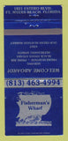 Matchbook Cover Peter & Angelo's Fisherman's Wharf Fort Myers Beach FL 30 Strike