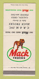 Matchbook Cover - Mack Trucks Semi Galion OH 30 Strike