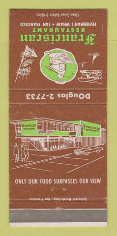 Matchbook Cover - Franciscan Restaurant San Francisco CA 30 Strike