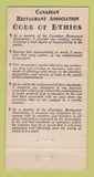 Matchbook Cover - New Loft Restaurant Victoria BC WEAR 30 Strike