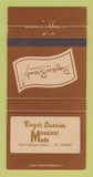 Matchbook Cover - Roger Carrier Men's Clothes Progress Brand Beauce QC 30 Strike