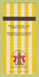 Matchbook Cover - Giorgio Beverly Hills CA New York City WEAR 30 Strike