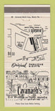 Matchbook Cover - Cavanagh's Clothes Store  St Thomas Virgin Islands 30 Strike