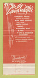 Matchbook Cover - Cavanagh's Clothes Store  St Thomas Virgin Islands 30 Strike