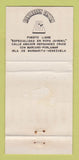 Matchbook Cover - Caribbean Center Venezuela  WORN 30 Strike