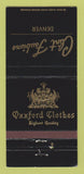 Matchbook Cover - Clint Faubions Oxford Men's Clothes Denver Colorado 30 Strike