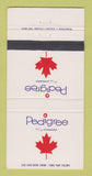Matchbook Cover - Pedigree Du of Canada Clothes WEAR 30 Strike